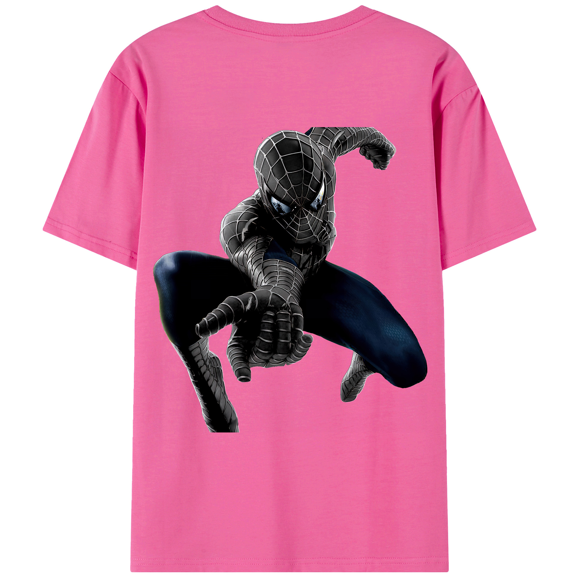 （画像用） Spider Man スパイダーマン レディース半袖Tシャツ(バックプリント)